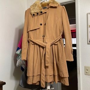 Cute tan sweater jacket